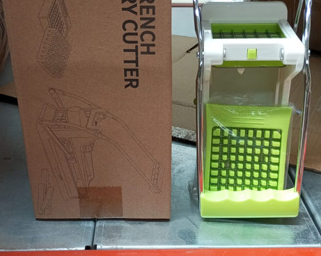 French Fry Cutter, Great with Vegetables, Potato Fries Cutter Professional Vegetable Cutter Stainless Steel Cutter Potato, Onions, Carrots, Cucumbers, Fruits Potato Cutter (1 pc)