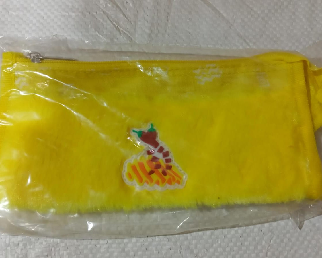 Smart Design Solid Colour Double Pocket Large Capacity with Zipper, Reusable Multipurpose Washable Pouch Pen Pencil Stationary Case Travel, Boys & Girls Pouch with Zip for Travel, School, Stationary (2 Pocket)