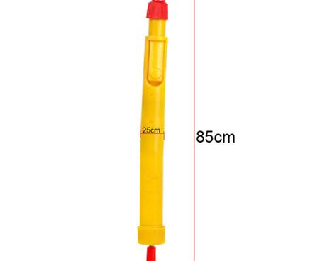 Handheld pump sprayer with adjustable nozzle.