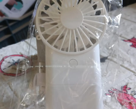 Portable Small Electric Fan, Handheld Fan With 3 Modes USB Rechargeable Mini Student Handheld Class Personal Fan (1 Pc)