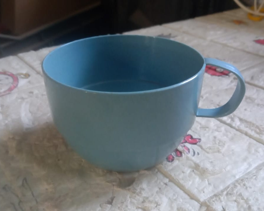 Multipurpose Plastic Water Cup, With Handle, Reusable Cups, Environmental Friendly Festival for Milk Cup, Coffee Cup, Tea Cup, Breakfast Cup, Drinking Mug or Outdoor for Household Gift For Birthday (1 Pc)