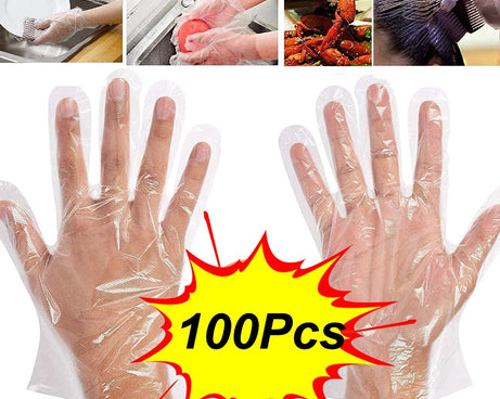 Transparent gloves pack
