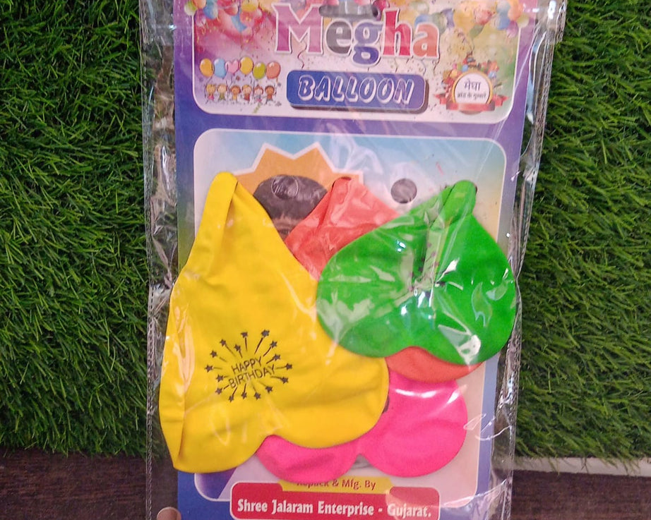 Heart shaped balloons Kinds of Rainbow Party Latex Balloons for Birthday / Anniversary / Valentine's / Wedding / Engagement Party Decoration Multicolor (4 Pcs Set)