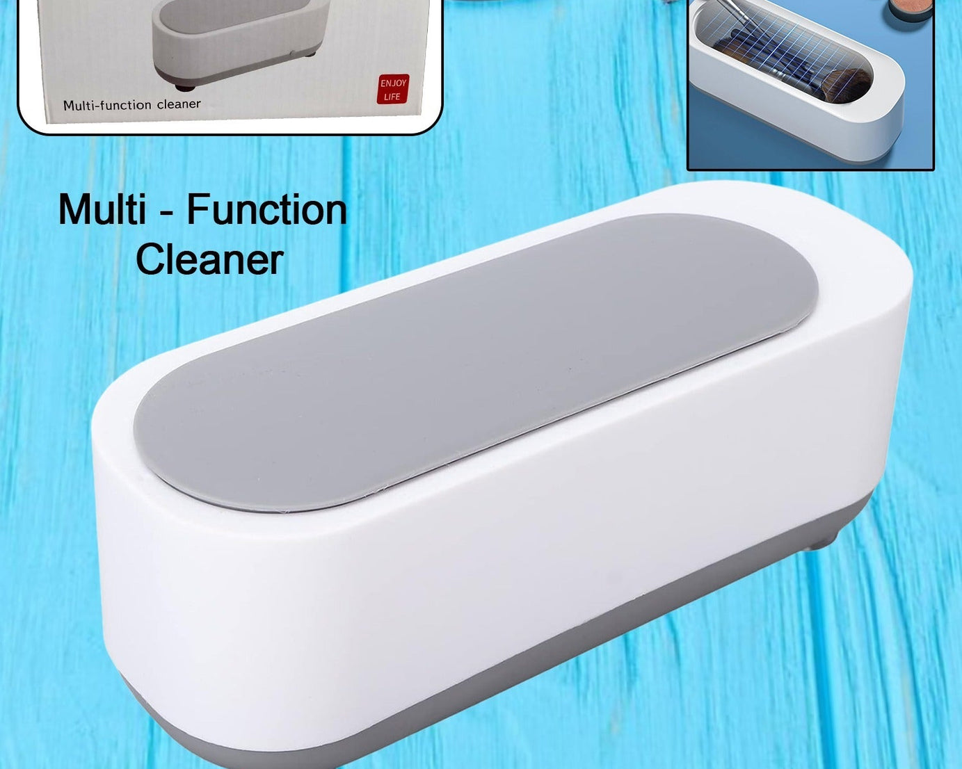 Ultrasonic Jewllery, Cleaner, Ultrasonic Cleaning Machine, Portable jewellery Cleaning Mchine For Jewellery, Ring, Silver, Retainer, Glasses, Watches, Coins, High Frequency Vibration Machine (Battery Not Included)