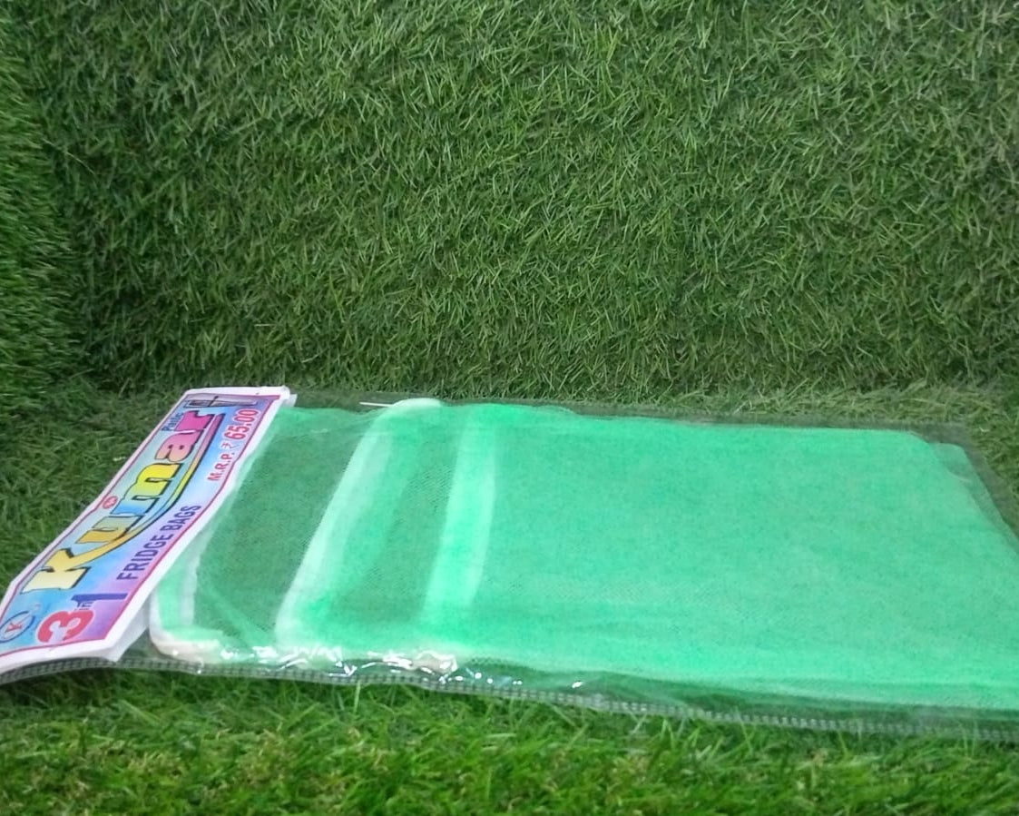 Multi-purpose fridge bags with zip net and vibrant colors