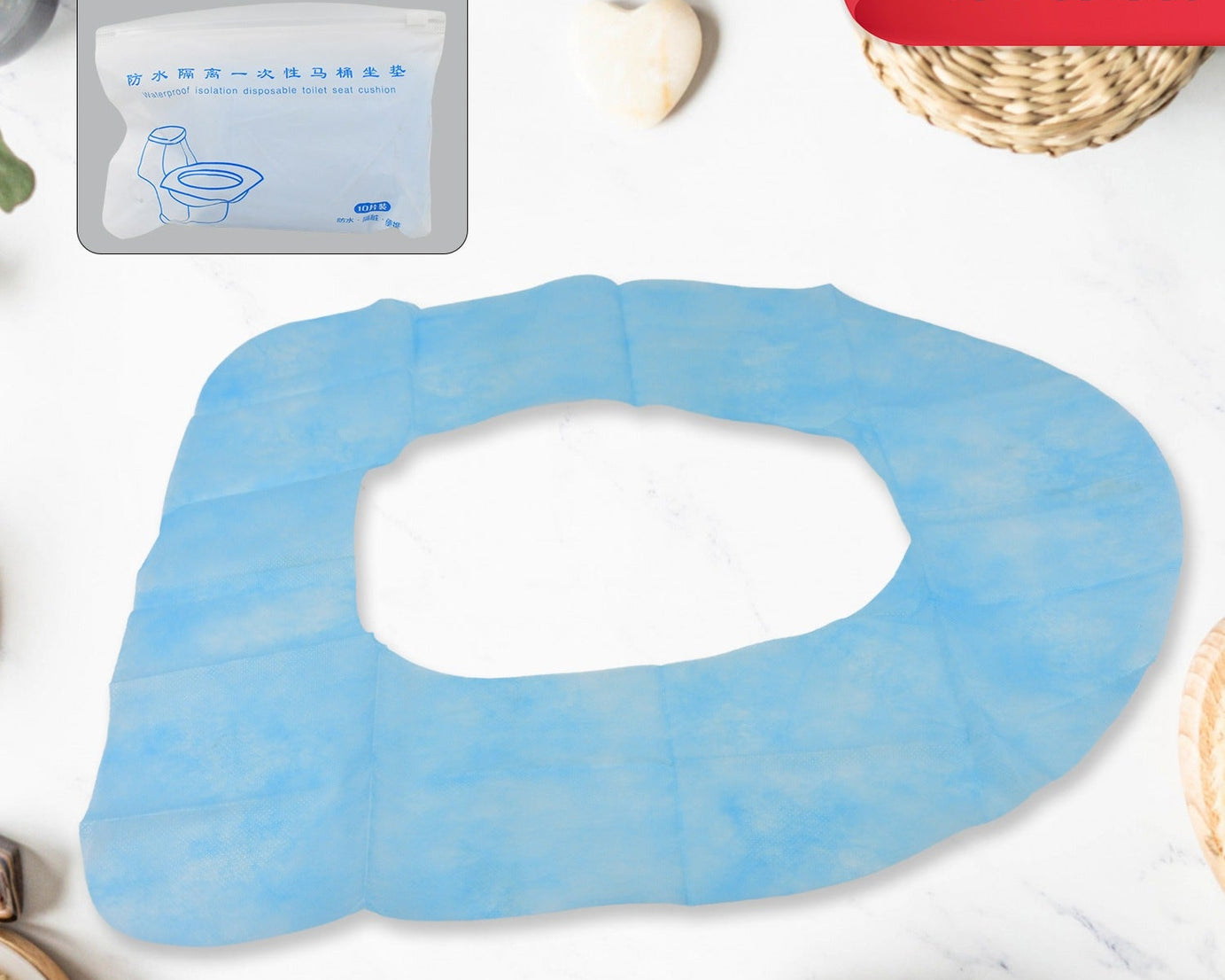 Waterproof Isolation Disposable Toilet Seat Cushion