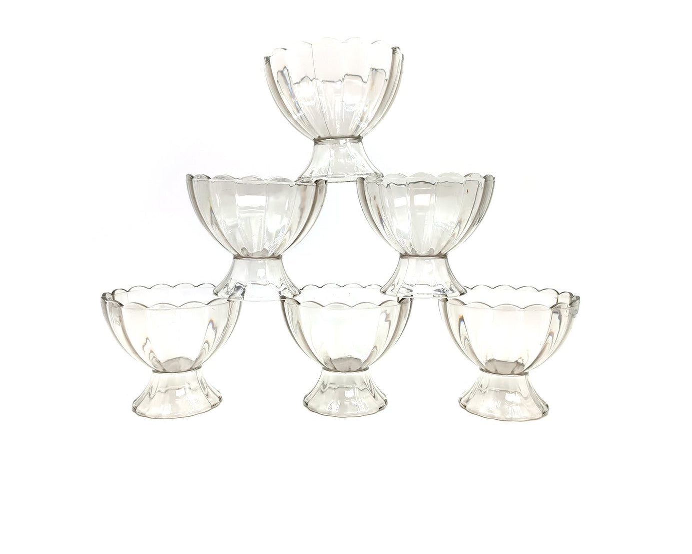 0091C Serving Dessert Bowl Ice Cream Salad Fruit Bowl - 6pcs Serving Dessert Bowl Ice Cream Salad Fruit Bowl - 6pcs