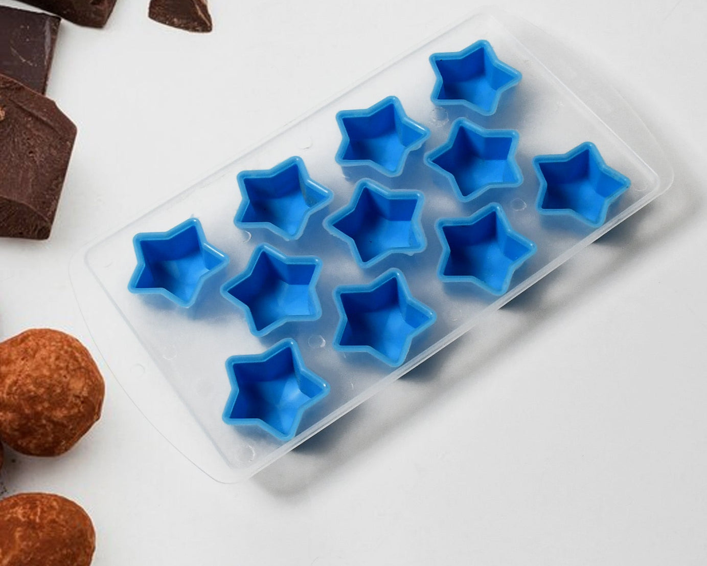 Silicone Mold Ice Cube Tray Creative Sweet Multi Type Ice Tray Buckets, Ice Cube Trays Multi Fruit Shape Ice Tray (1 Pc)