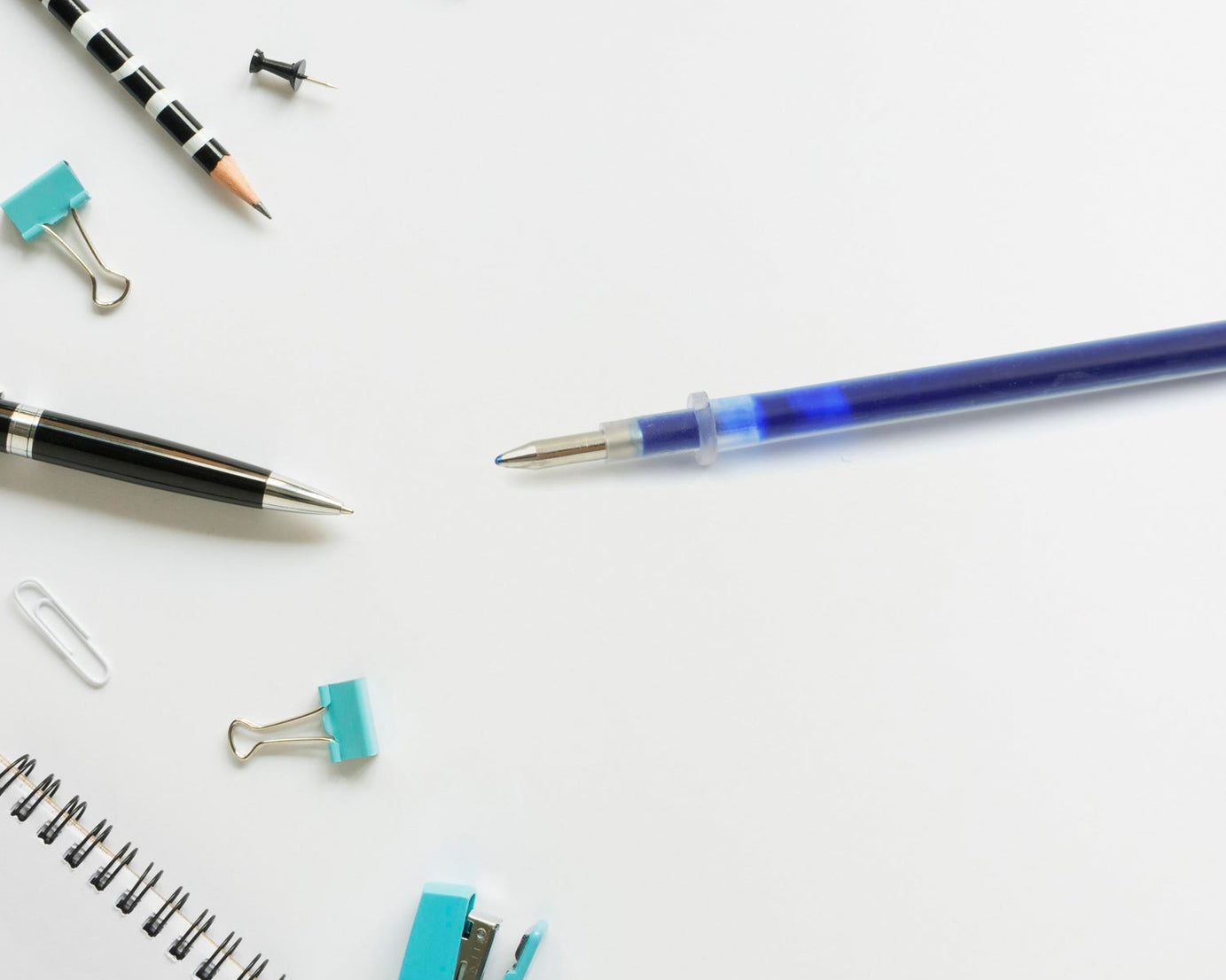 Blue Pen Refill All Round Ball Pen Refill Smooth Writing Pen Refill all Pen Suitable (10 Pc)