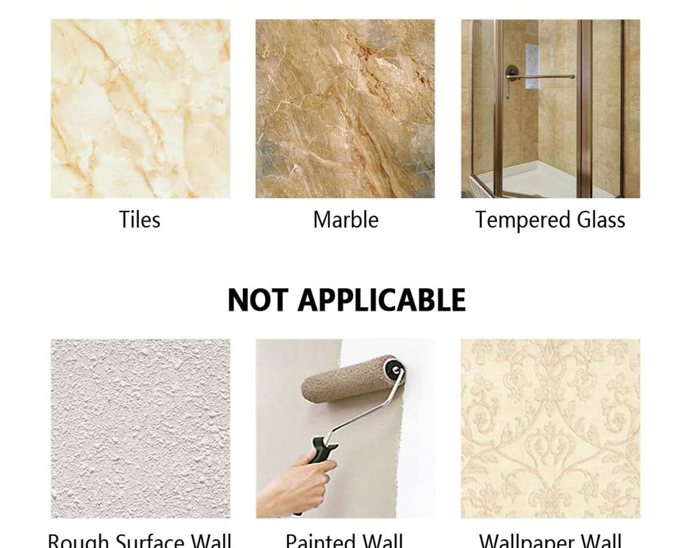 Durable wall soap rack set for keeping soaps tidy and accessible.