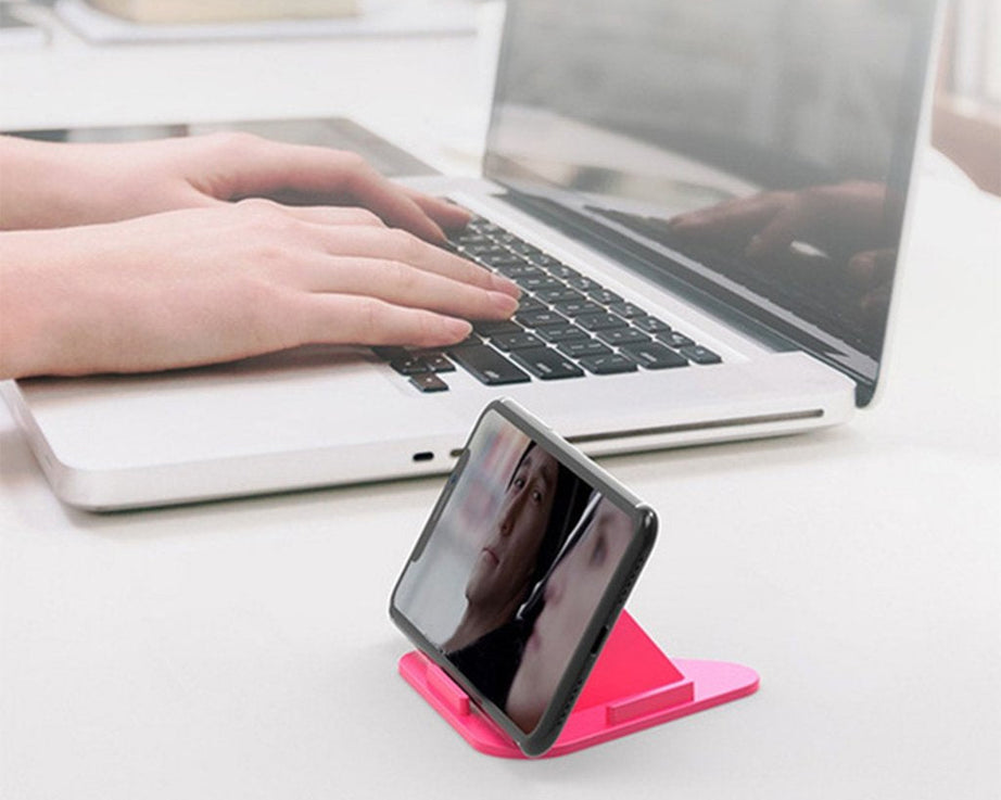 Universal Portable Three-Sided Pyramid Shape Mobile Holder Stand