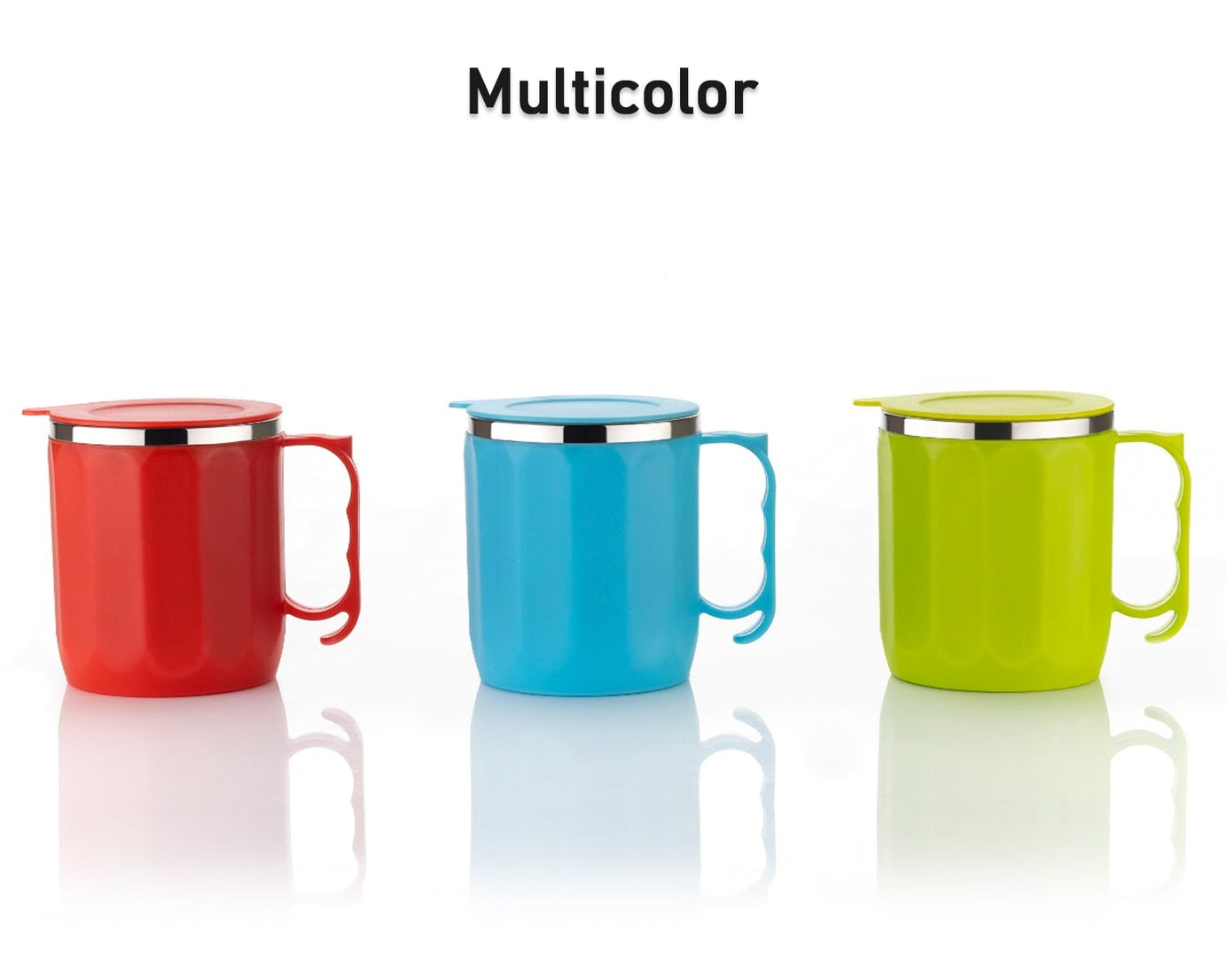 250ML Stainless Steel Mug: Insulated, Leakproof Lid, Hot/Cold Drinks (Mix Color)