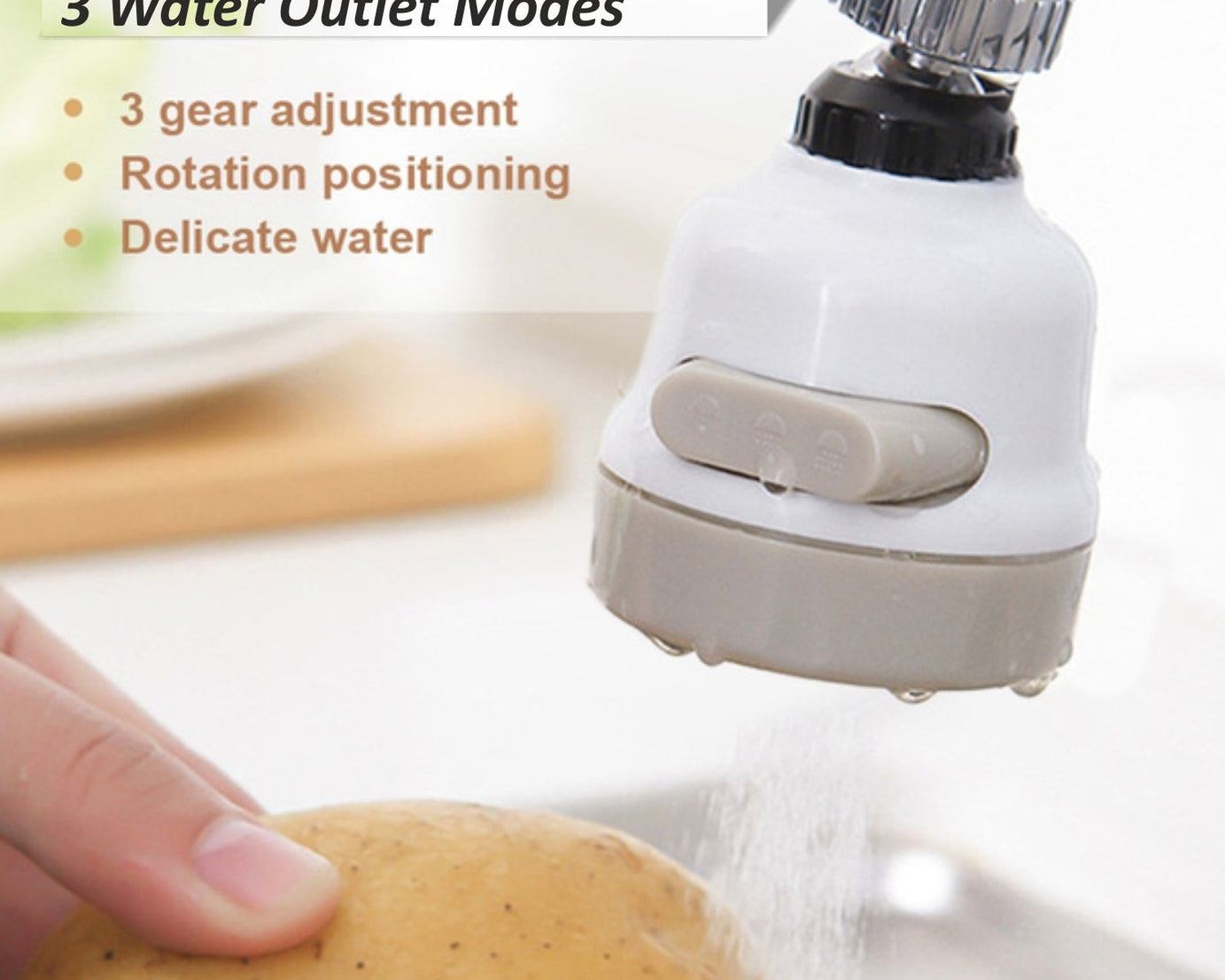Water-saving nozzle sprayer with adjustable modes
