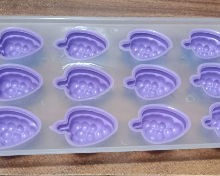 Silicone Mold Ice Cube Tray Creative Sweet Multi Type Ice Tray Buckets, Ice Cube Trays Multi Fruit Shape Ice Tray (1 Pc)