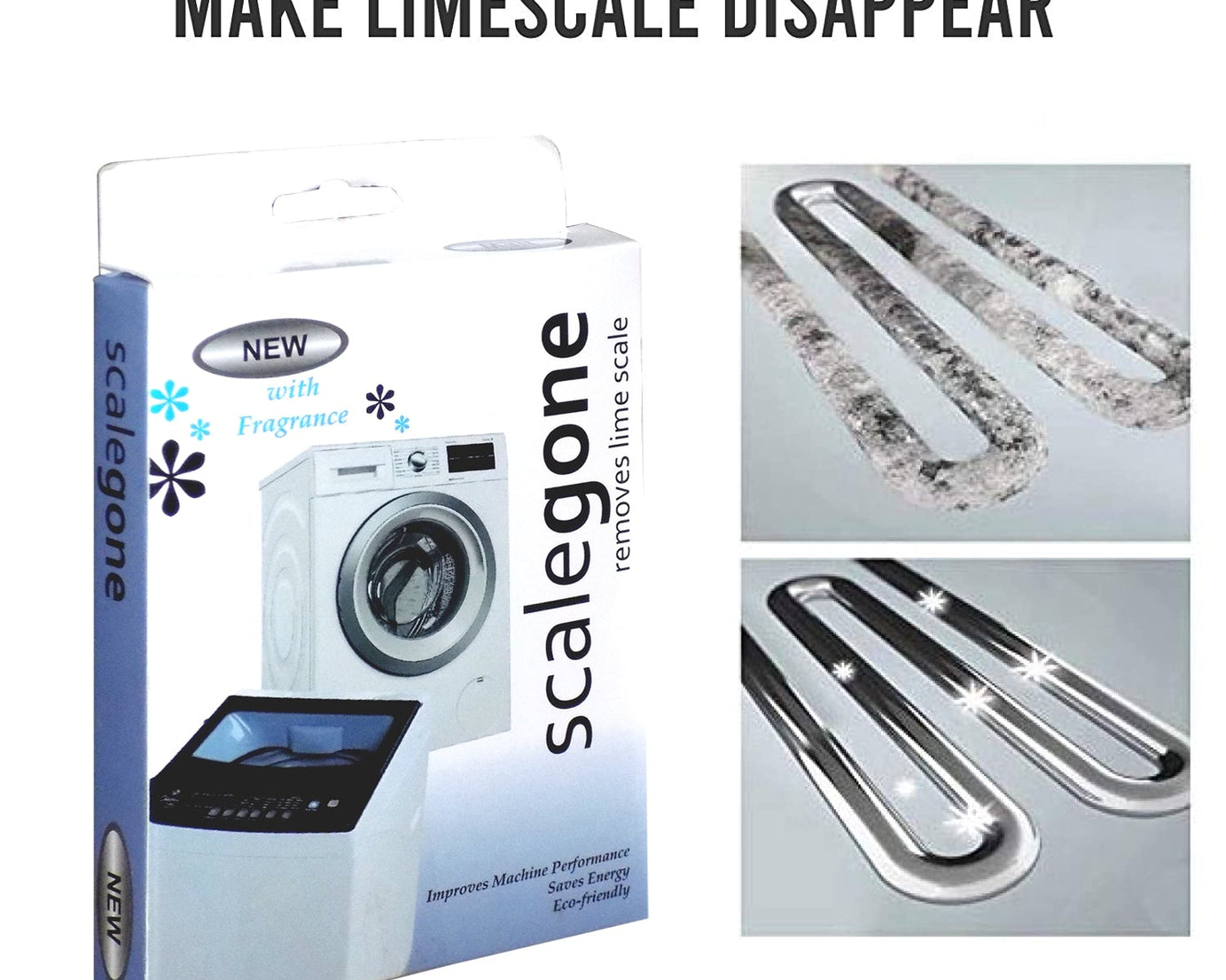 Machine tub cleaner powder, 100 grams, effective for maintenance.