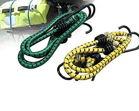 Vibrant luggage straps in multicolor, 2 pieces.