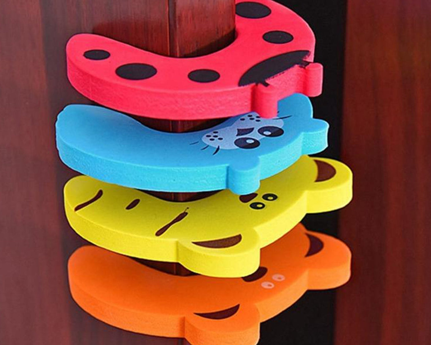 Sturdy 1-piece door stopper, ideal for household and office door control.
