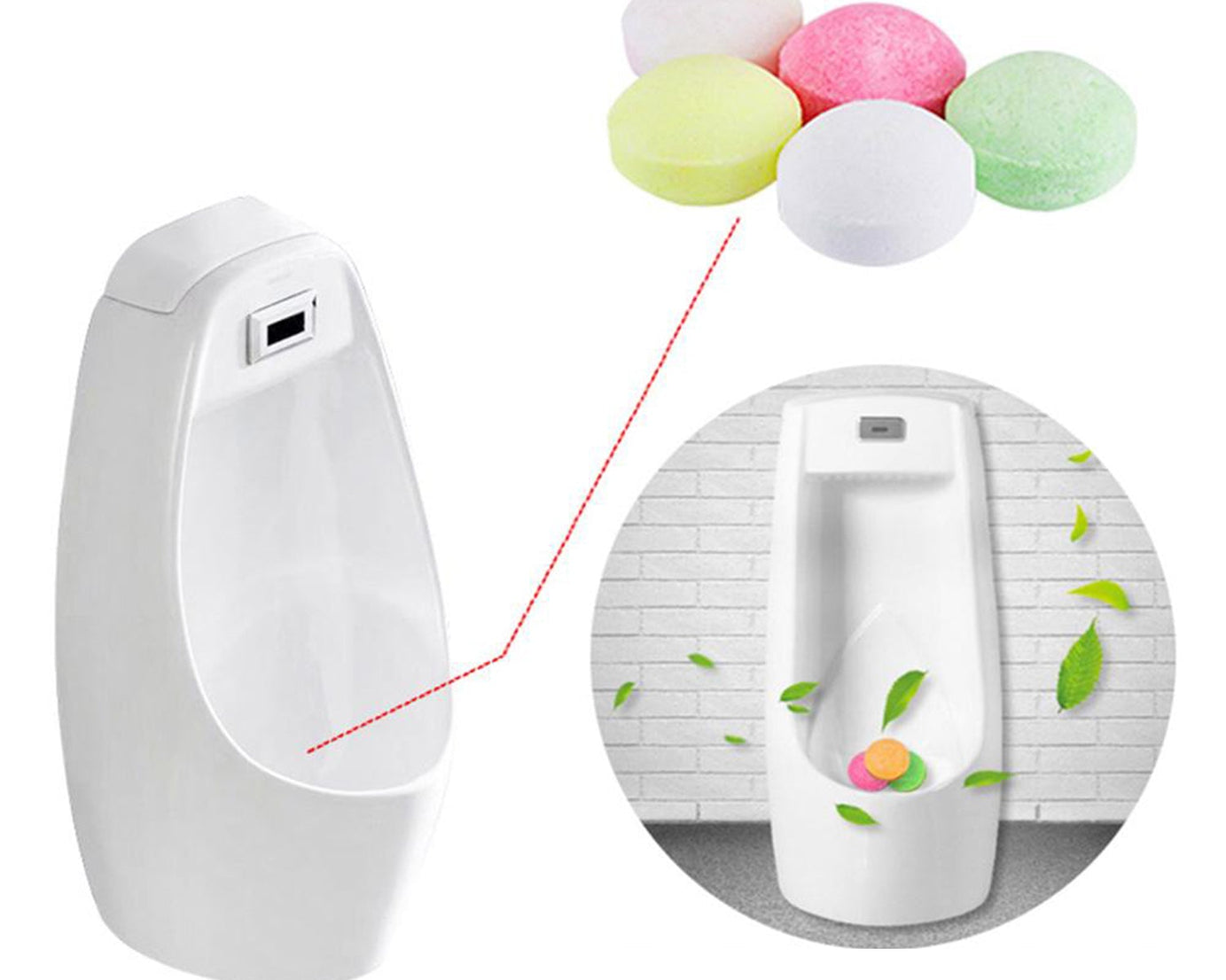 Sani cubes for bathroom air freshening, 6 pieces set