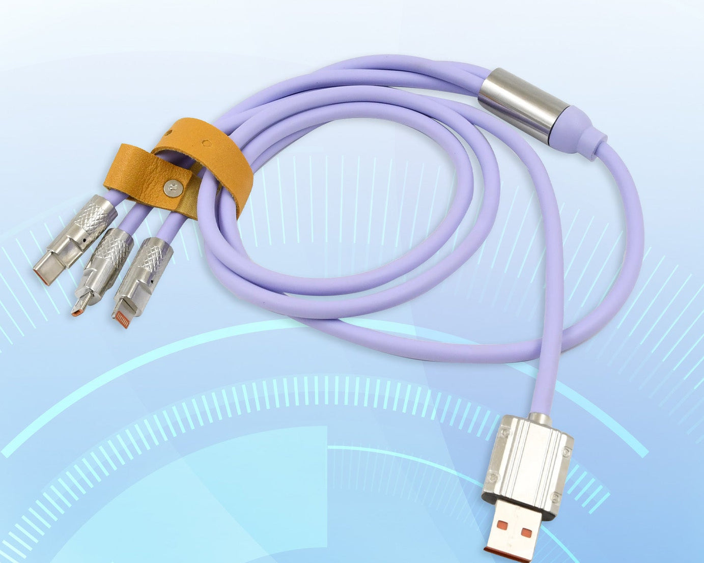 3 in 1 Multi Super Fast Charging Cable (1 Pc)