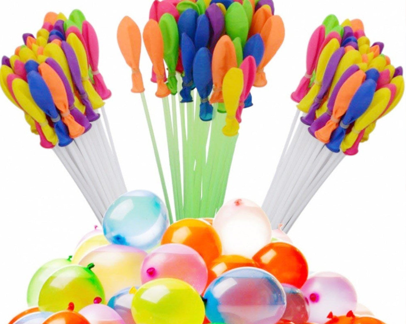 Holi Magic Water Balloons for Kids - 111 pcs (Multicolor)