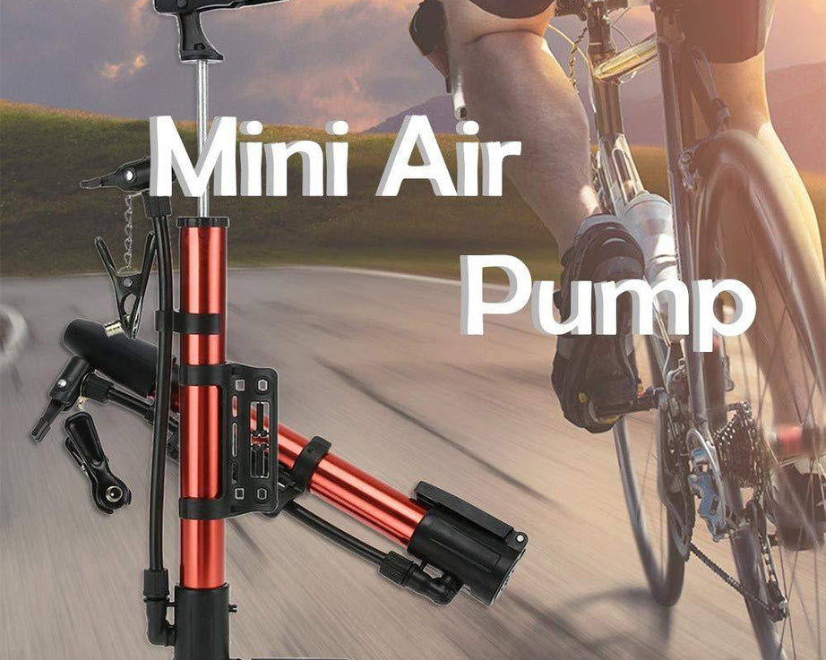 Aluminum Mini Bicycle Air Pump (Multicolor)
