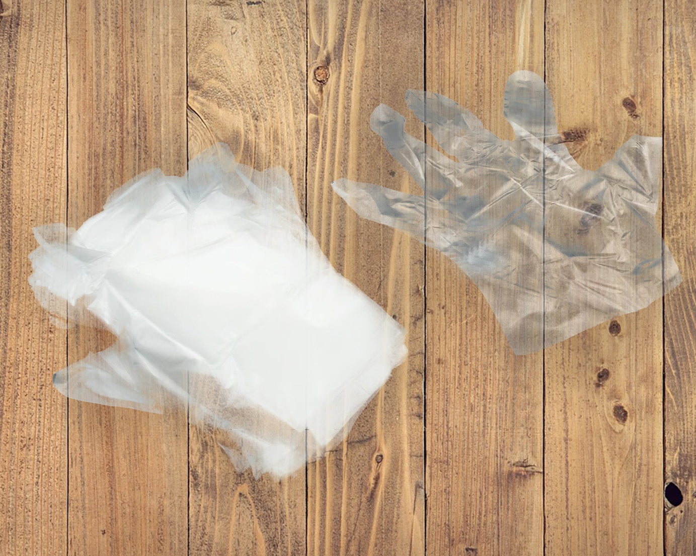 0665 Large Size Plastic Transparent Disposable Clear Plastic Hand Gloves For Home, Kitchen, Hotels, Hospitals, Clinics, Beauty Parlor, Saloons (100 pcs)