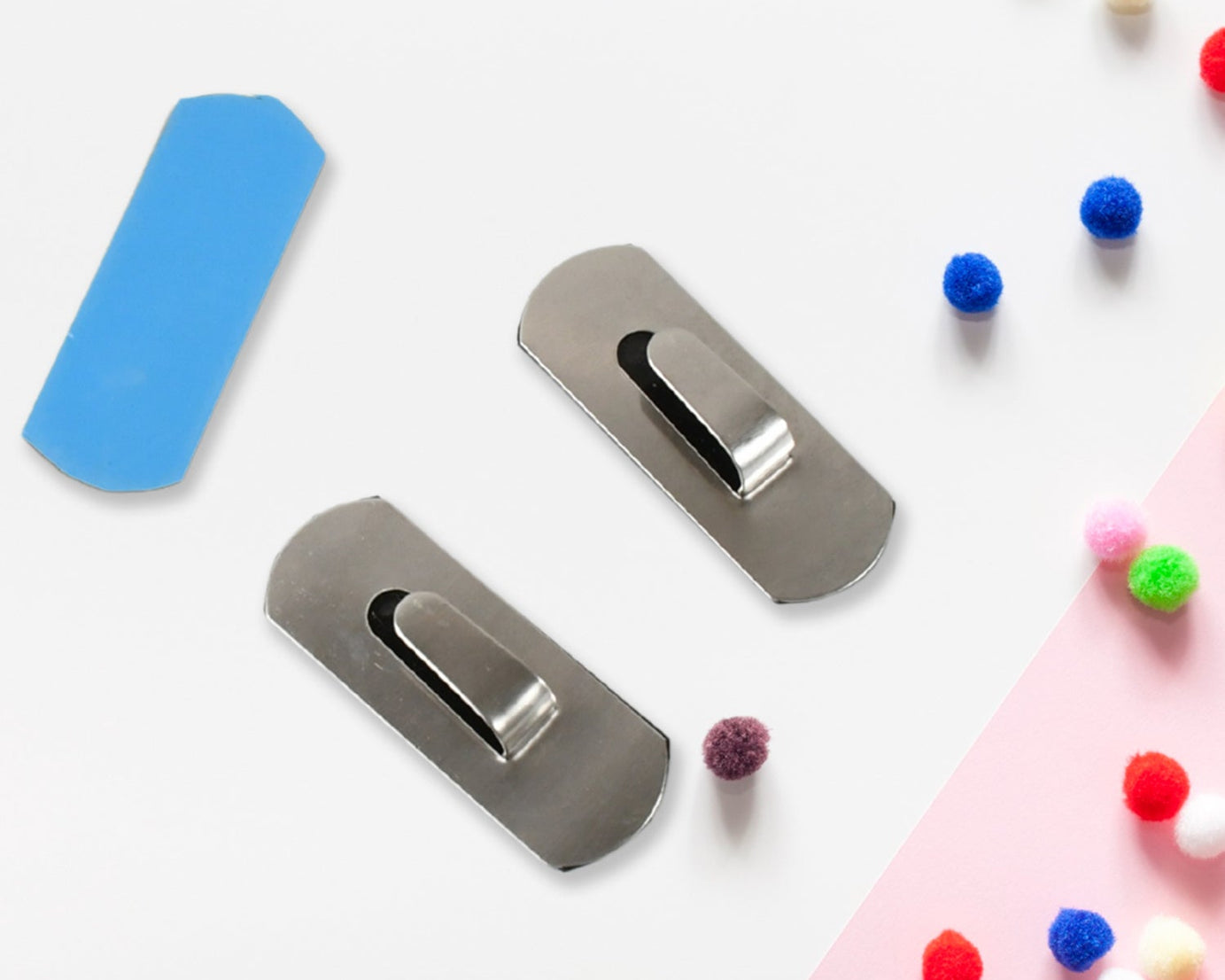 Self- Adhesive Hooks, Heavy Duty Wall Hooks Hangers Stainless Steel Waterproof Sticky Hooks for Hanging Robe Coat Towel Kitchen Bathroom and.