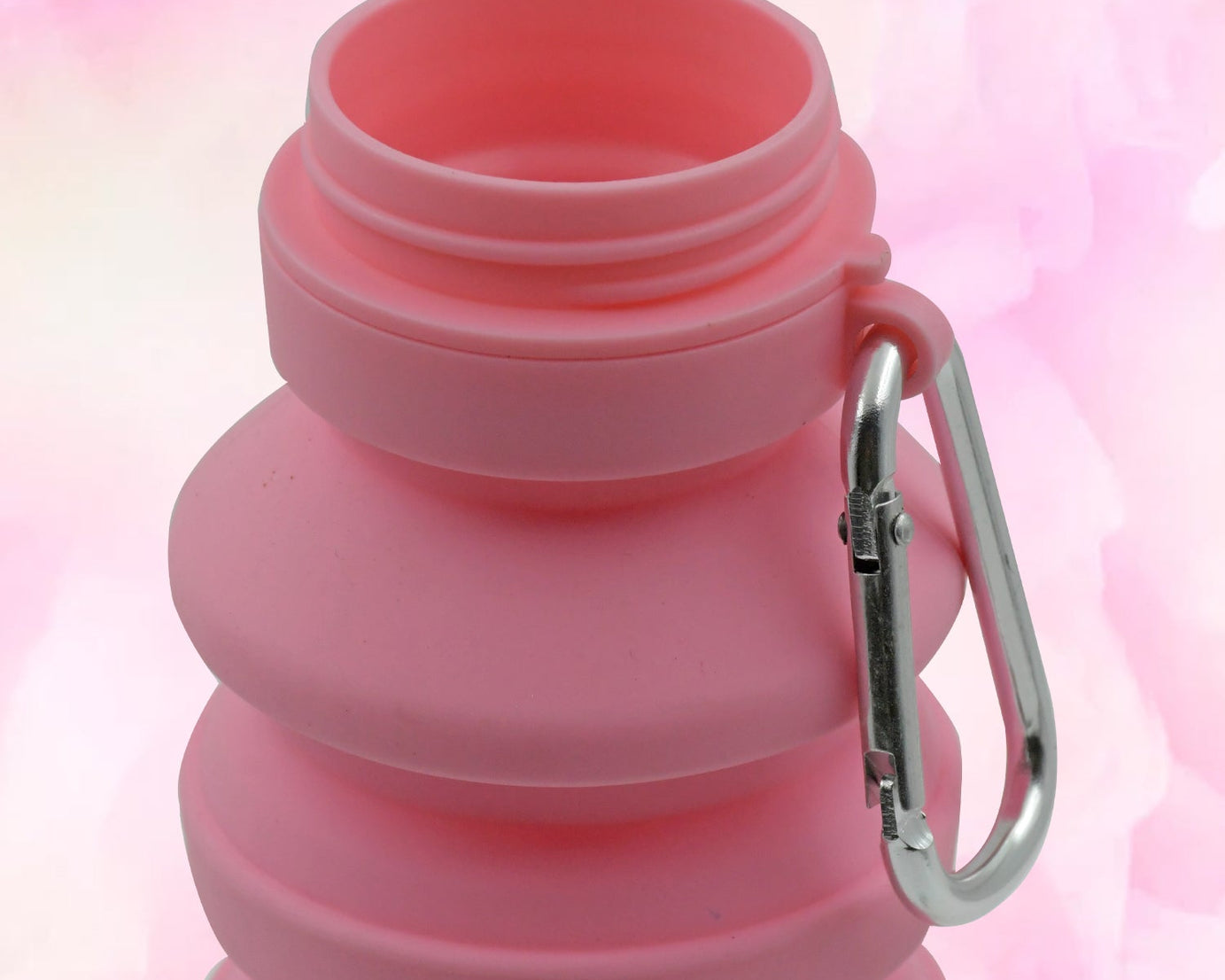 Foldable Water Bottle, Silicone Leak Proof Portable Sports Travel Water Bottle for Outdoor, Gym, Hiking (1 Pc / 24 cm Foldable)