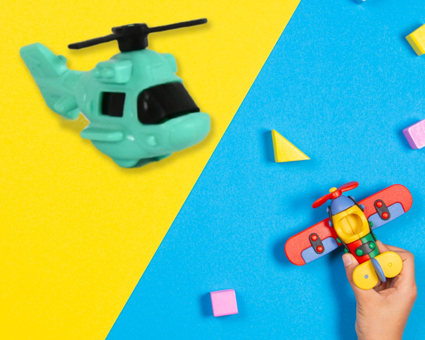Small DIY Helicopter Toy, Small Kid's Toy, Rotating Tail  Wing DIY Helicopter (30 Pc Set)