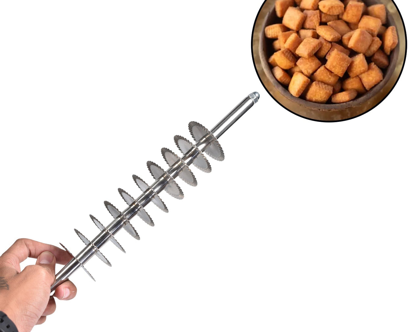 Kitchen dough cutter for accurate and easy dough slicing