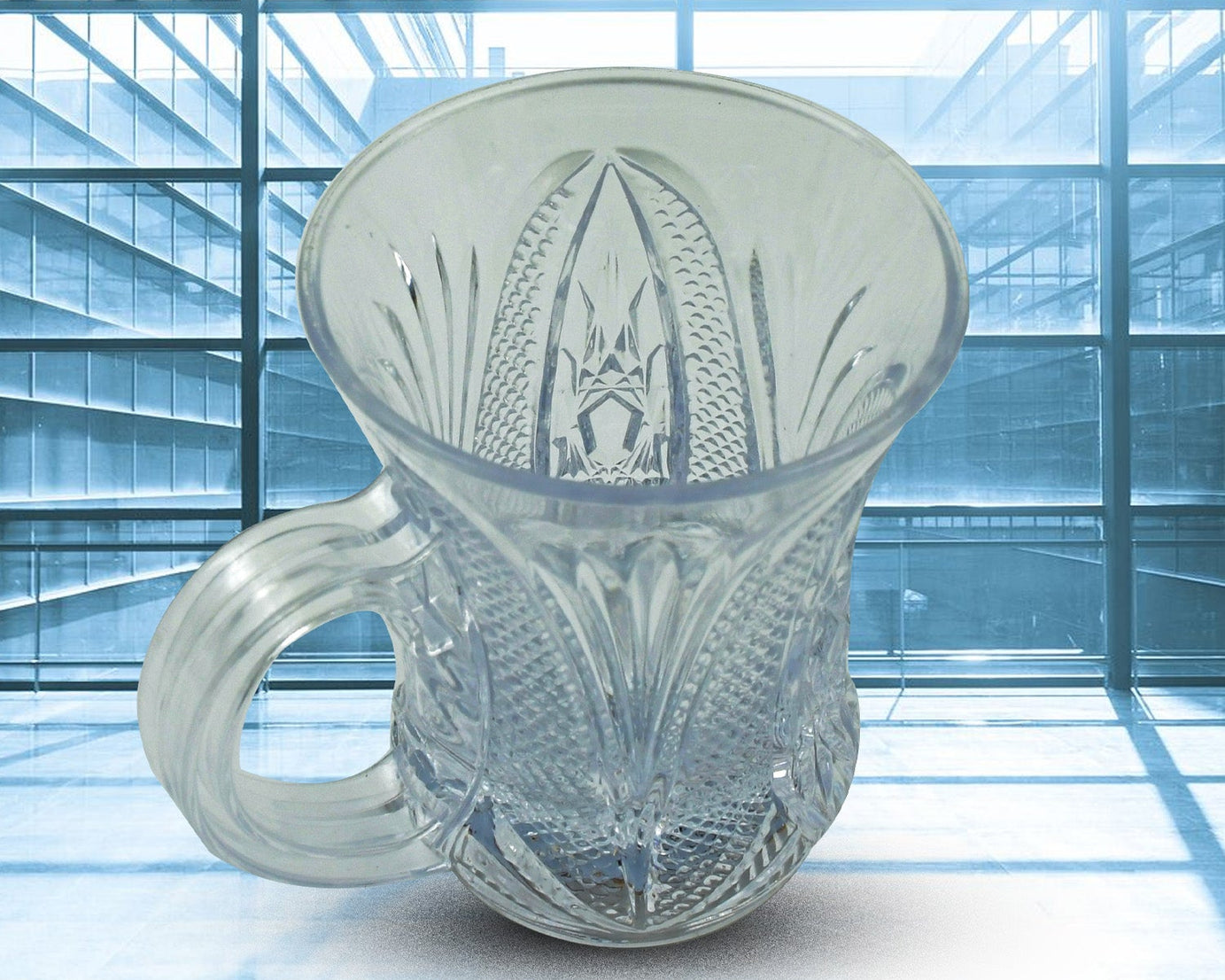 Flashing Cup LED Water Sensor Light up Cup with Handle for Home Kitchen Fun Luminous Water Cup, Party / Birthday / Nightclub / Christmas / Disco Entertainment Cup (2 Pcs Set)