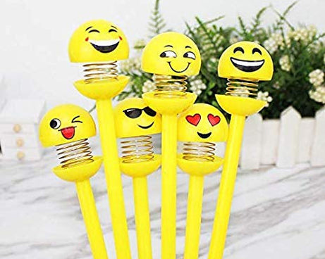 Cute emoji pens for school and office.