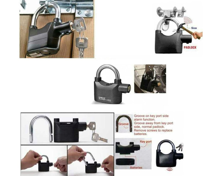 Anti Theft Security Pad Lock with Smart Alarm