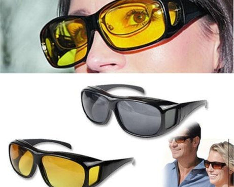 Night driving glasses with anti-glare and HD vision lenses
