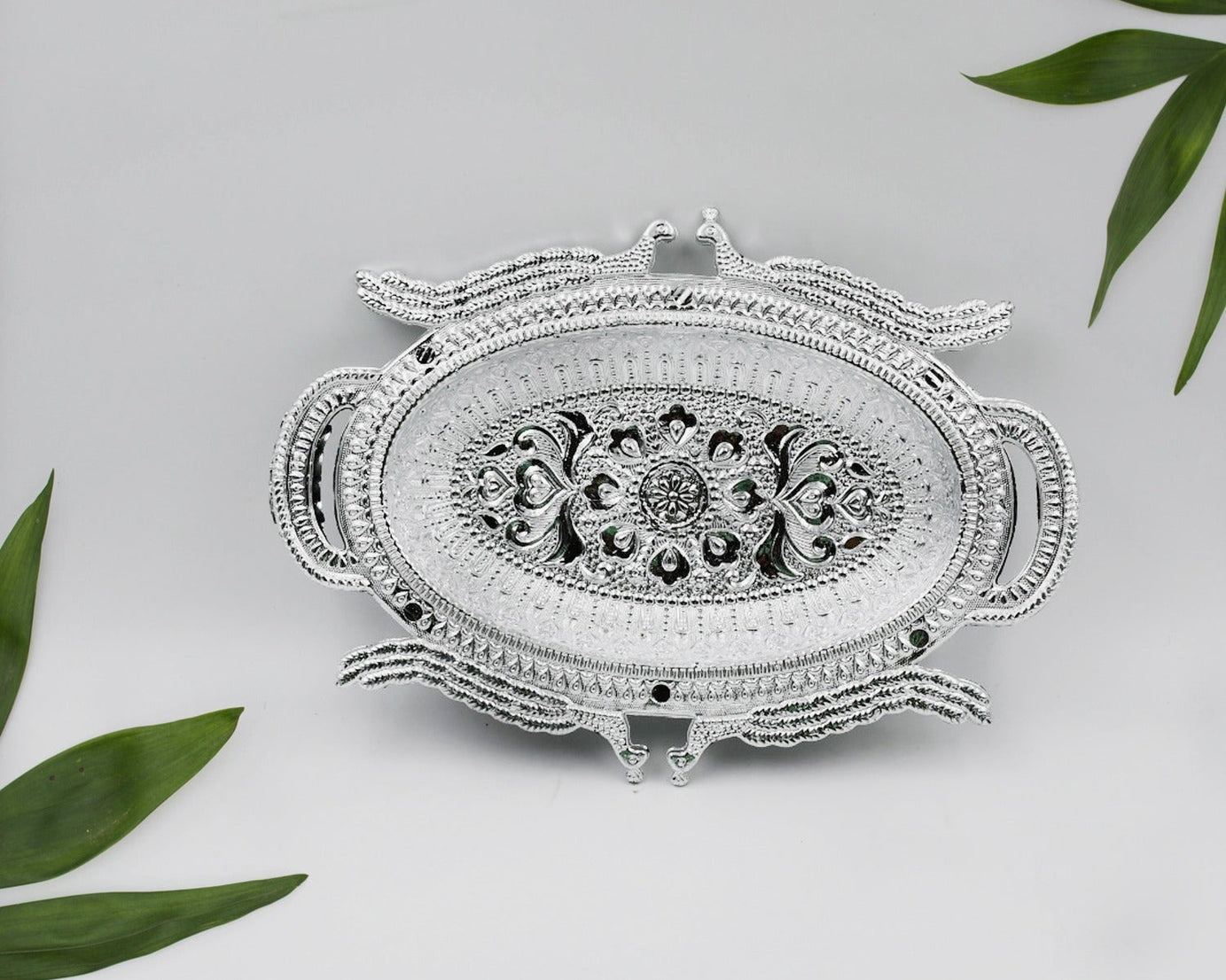 Decorative Mukhwas Serving Tray Serving Mukhwas Plate Fancy Candy Tray Dry Fruit Serving Tray