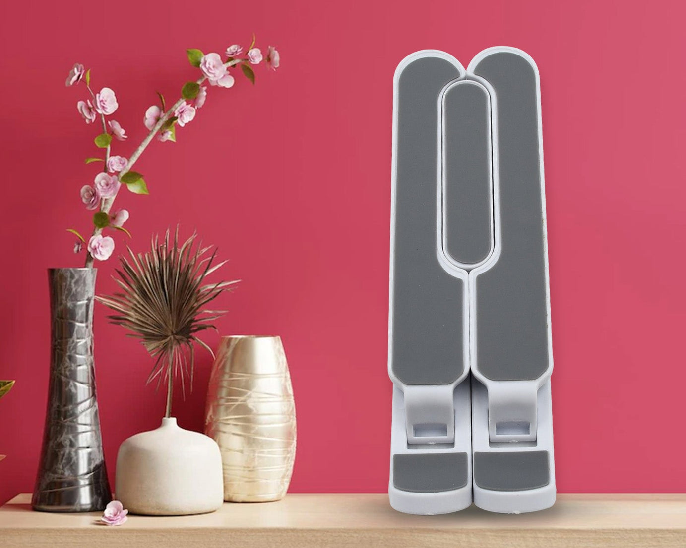 ADJUSTABLE TABLET STAND HOLDER WITH BUILT-IN FOLDABLE LEGS AND HIGH QUALITY FIBRE