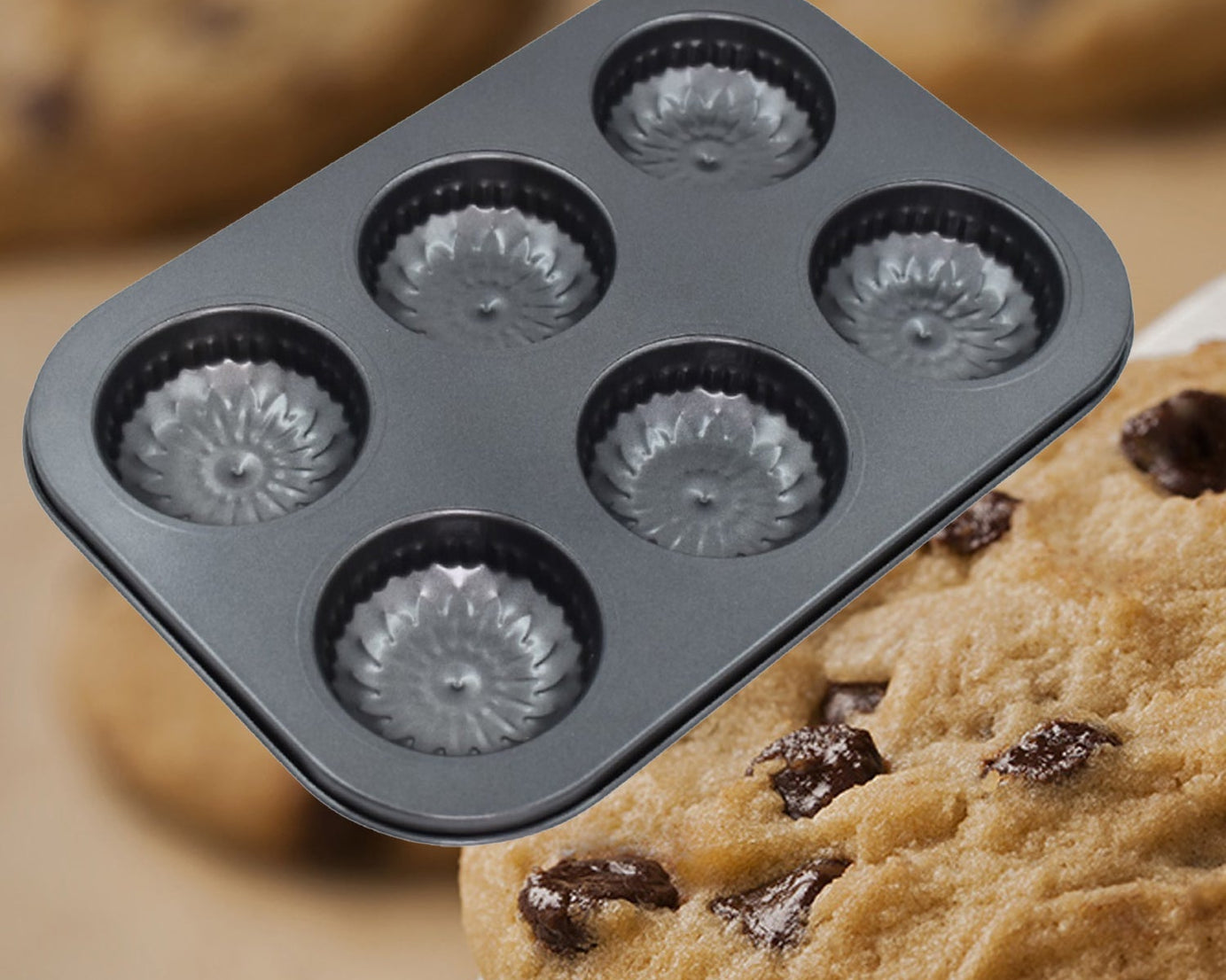 Muffin and pancake non-stick baking mold