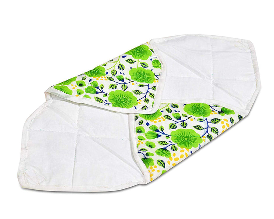Colorful square design roti cover for hygienic chapati storage.