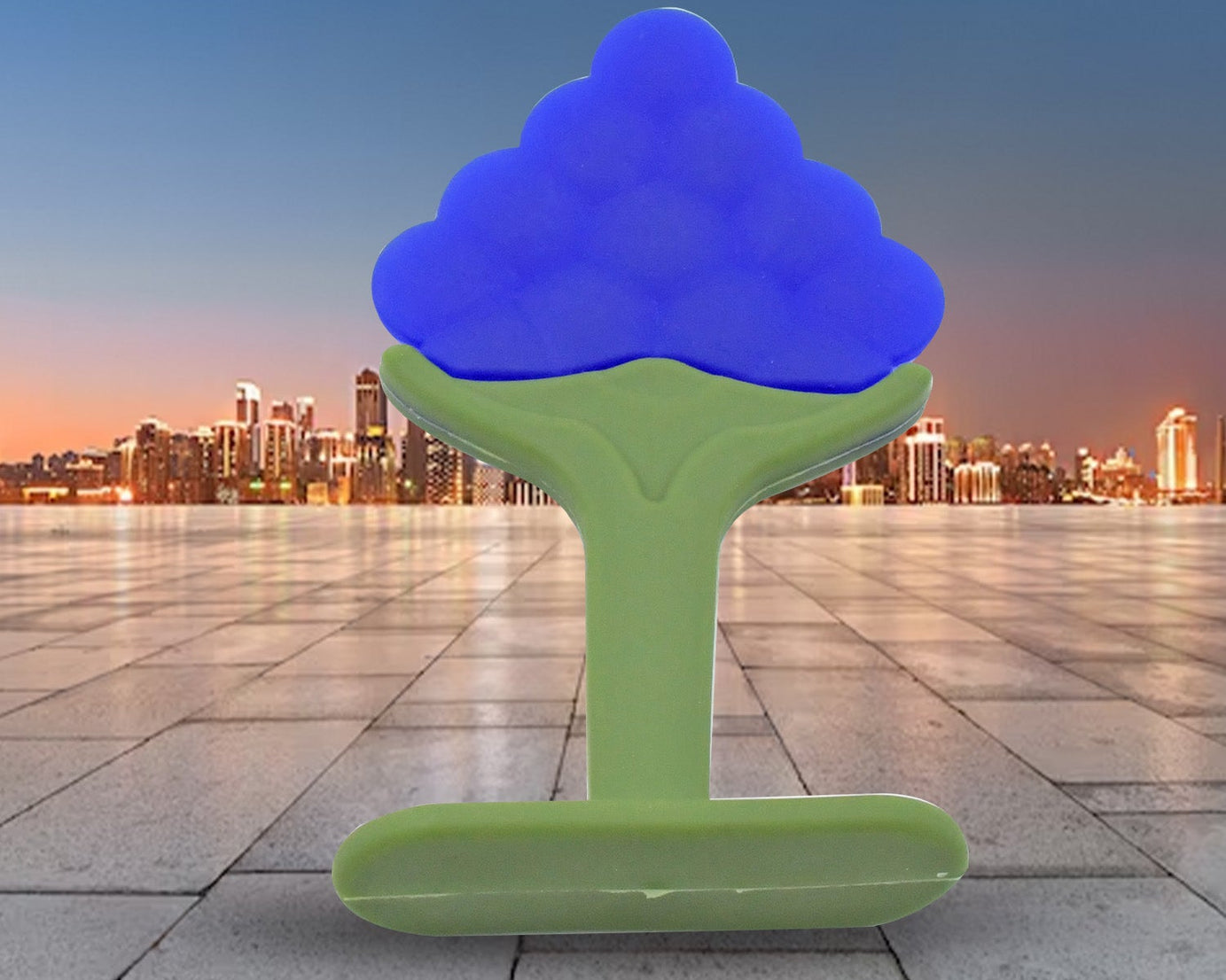 Baby Silicone Teether, Fruit Teether for Toddlers,100% Food Grade Silicone Teether, Non-Toxic & Latex Free Suitable for Kids Above 3 Months - Grapes, Banana, Watermelon (1 Pc )