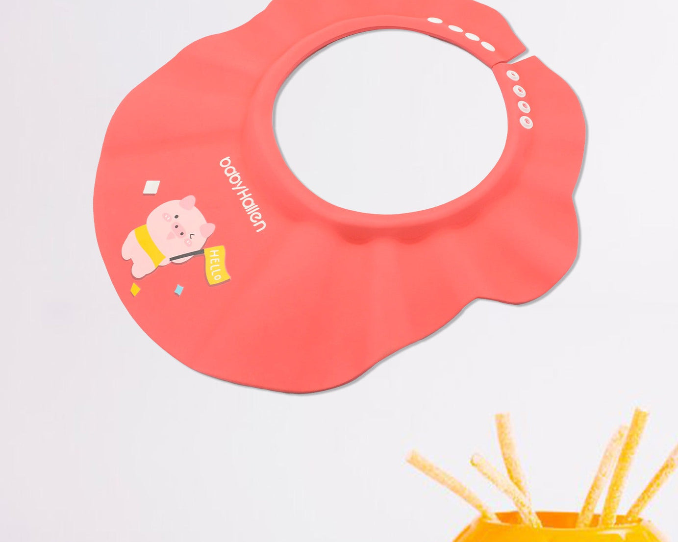 Tear-Free Bath Time: Adjustable Baby Shower Cap (Protects Eyes & Ears)
