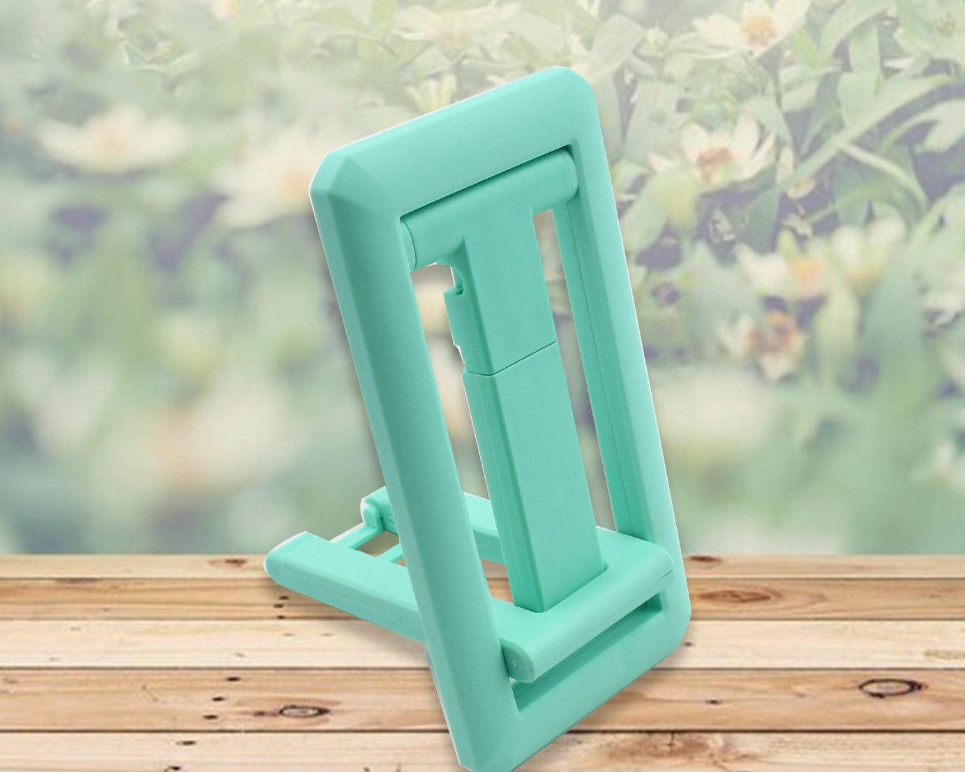 Mobile Phone Stand Mobile Phone Holder Table Adjustable Angle Height Foldable Non-Slip Sturdy Mobile Phone Holder Desktop Phone Holder for All Smartphones