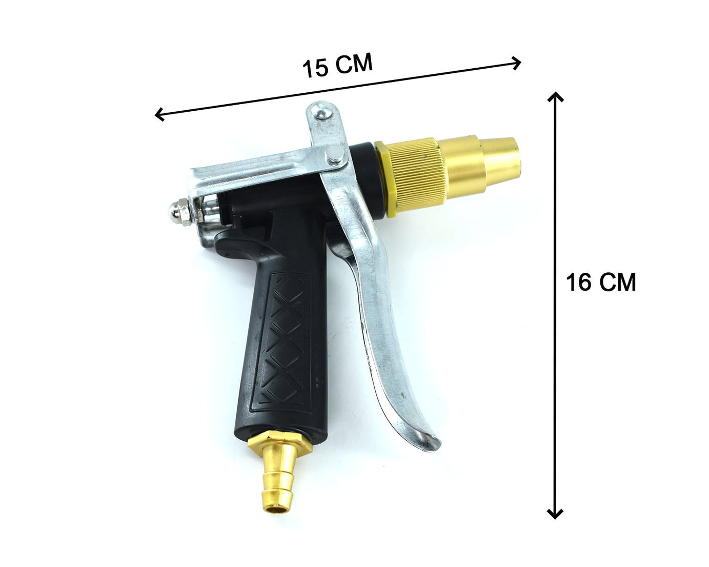 Durable Gold Color Trigger Hose Nozzle Water Lever Spray