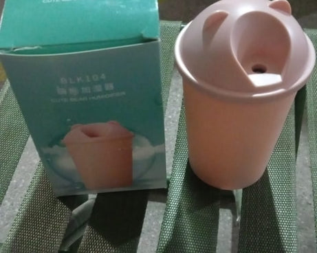 Cute Bear Shape USB Humidifiers Cup (1 Pc / Multicolor Light)