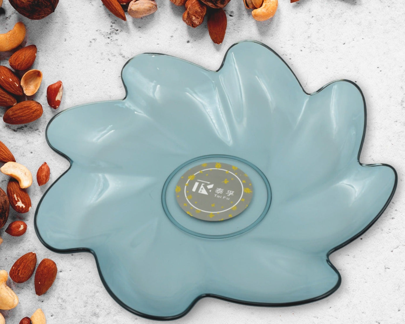 5535 Flower Shape Plastic Dinner / Fruit Plate  / Tray / Snacks / Breakfast Plate friendly Plastic Plate for Kids Party Supplies Birthday Holiday Party Dinnerware Supplies (1 Pc)