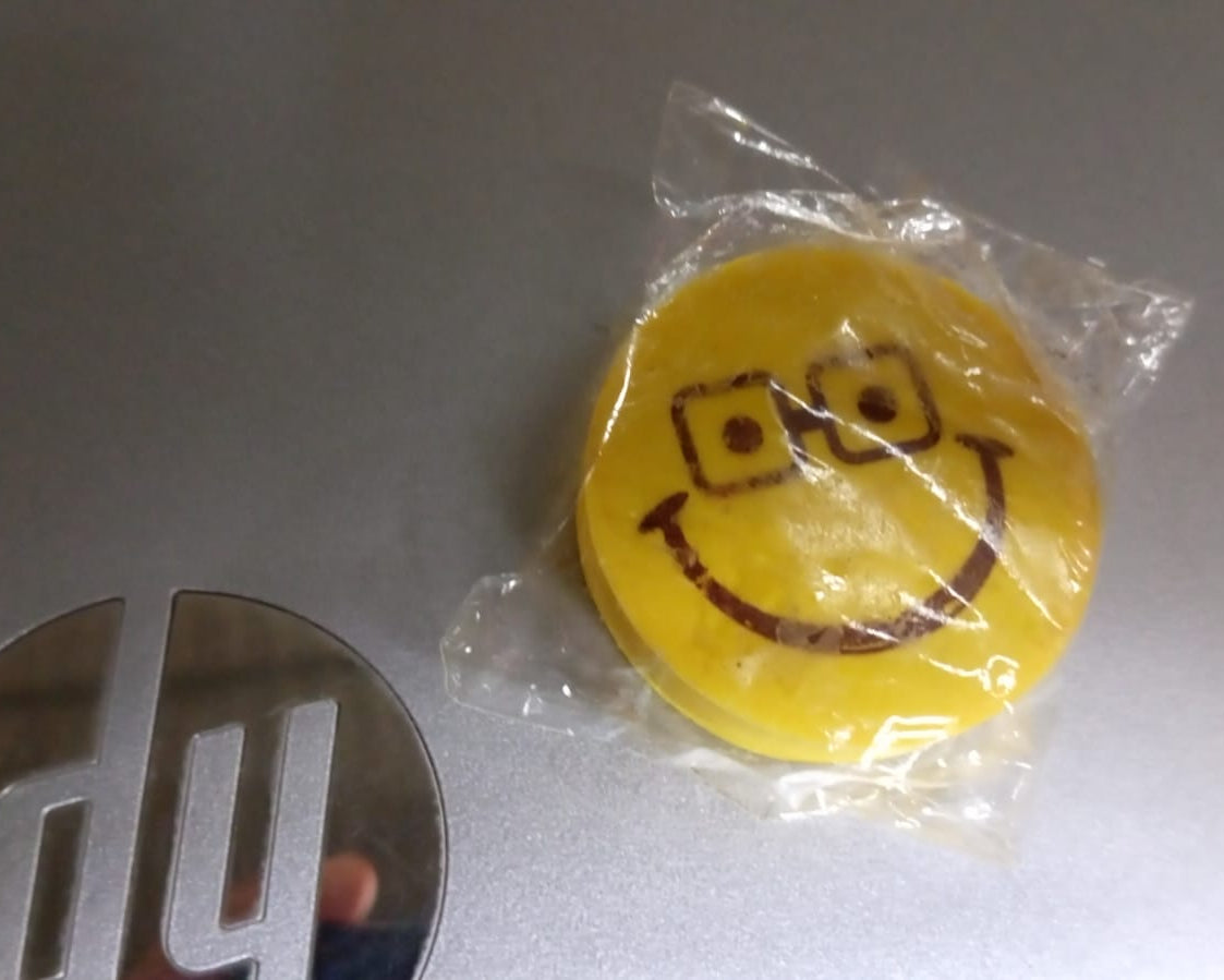 Smiley Design Eraser (1 Pc / Mix Design)