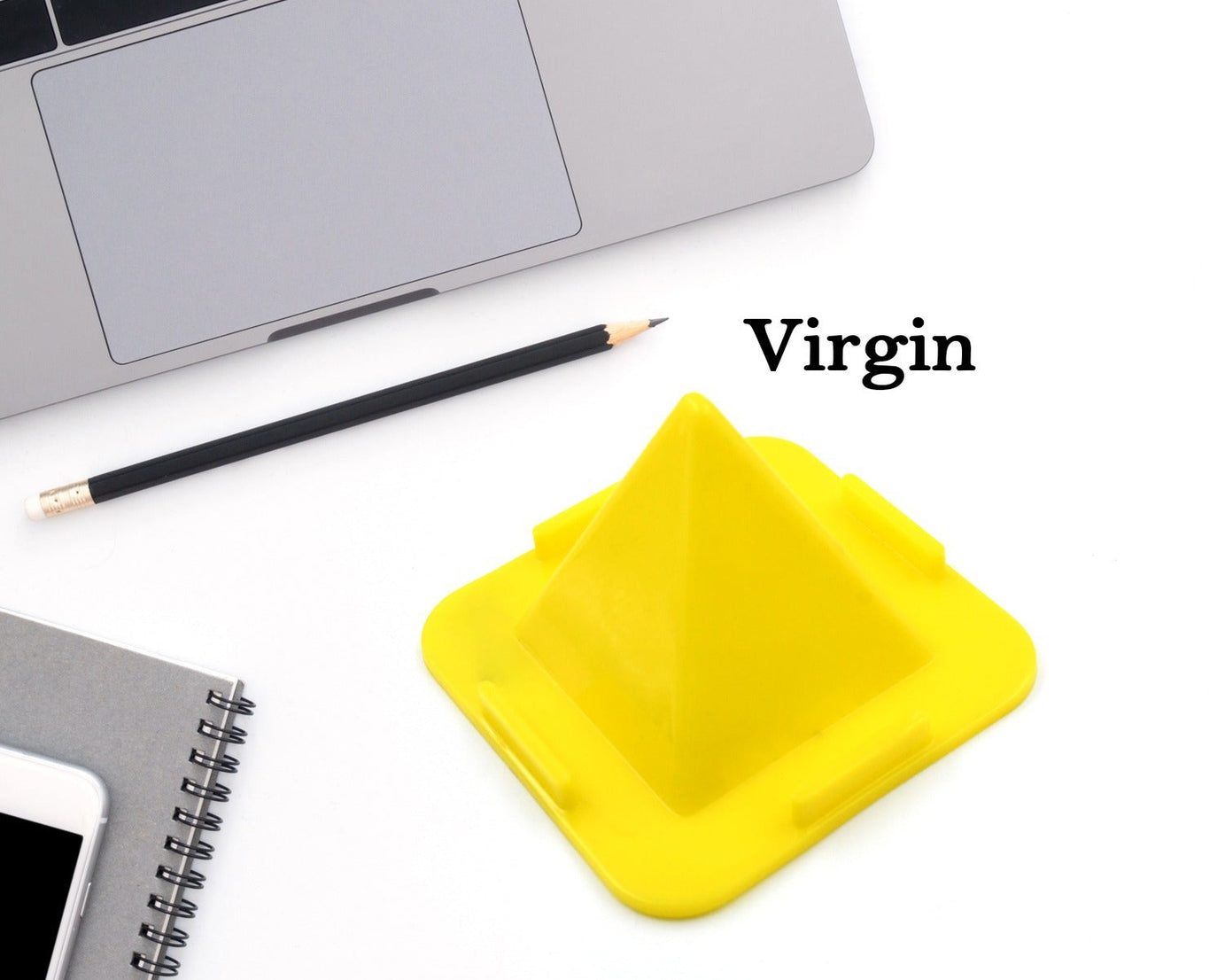 Virgin Mobile Accessories Universal Portable Four-Sided Pyramid Shape Desktop/ Table Mobile Holder Stand for car dashboard recording on desk vent office holder