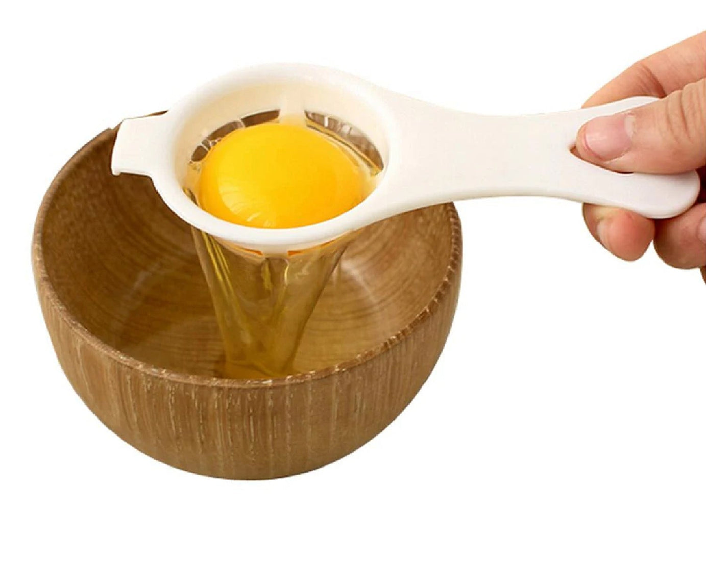 Egg Yolk Separator, Egg White Yolk Filter Separator, Egg Strainer Spoon Filter Egg Divider