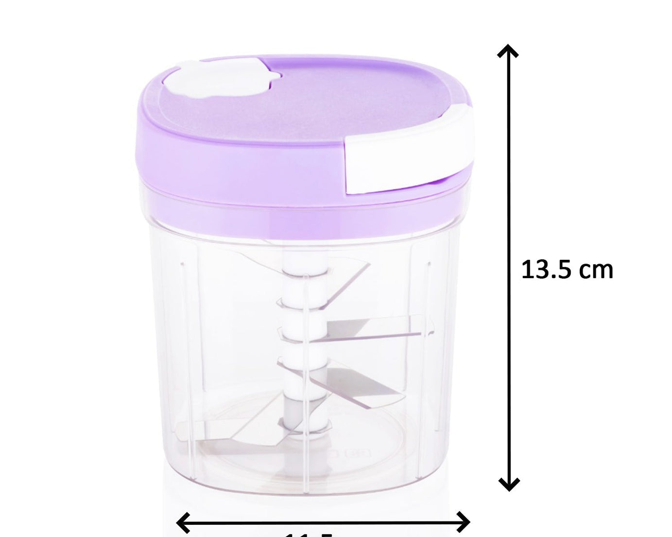 Chopper and slicer with a versatile design for chopping and slicing a variety of foods