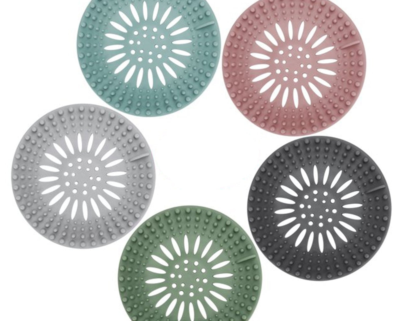 Floor drain cover with a modern design to fit various bathroom and toilet settings