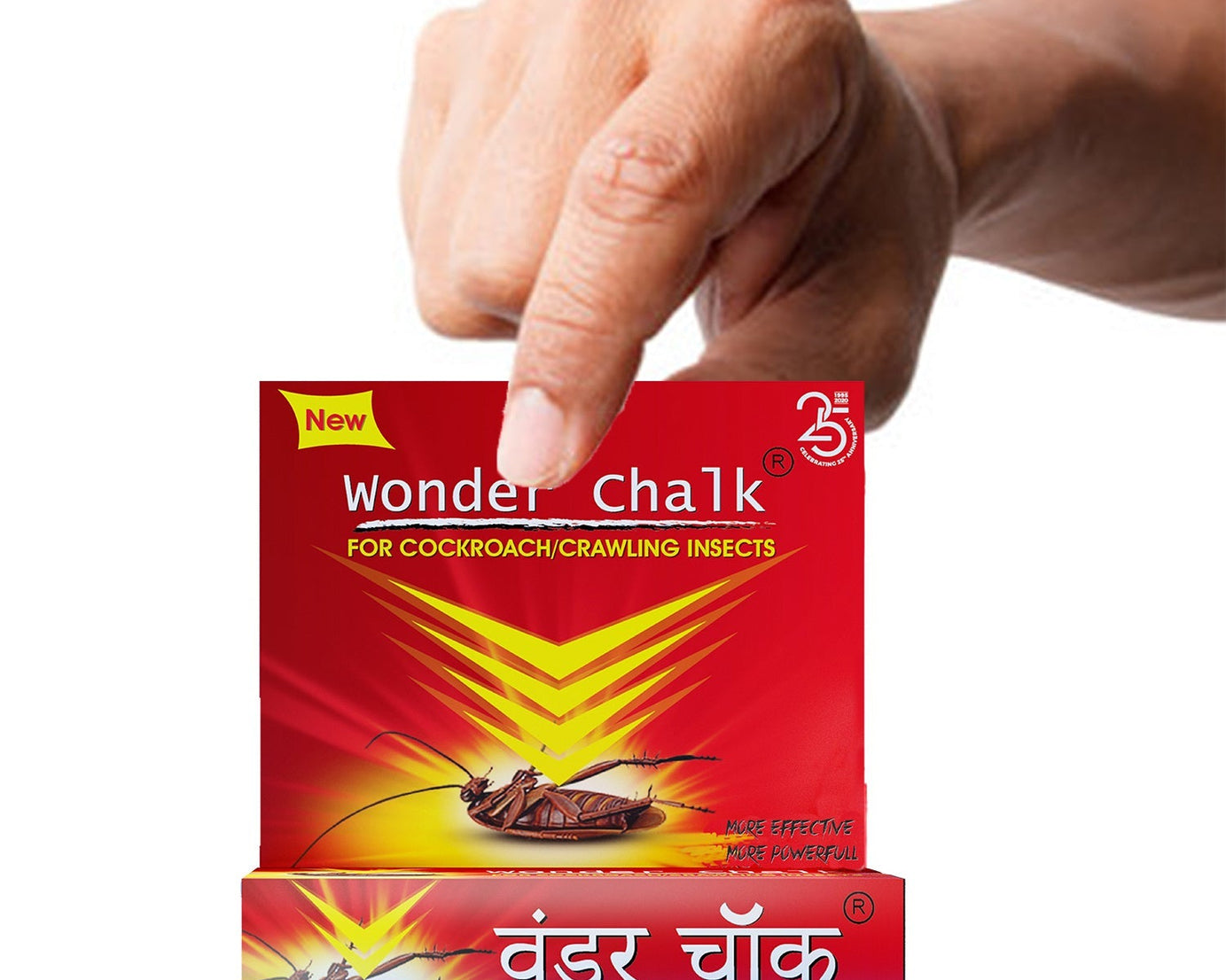 Package of cockroach killer chalk.